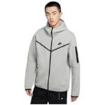Vêtements de sport Nike Sportswear Tech Fleece gris en polaire à capuche Taille XL pour homme en promo 