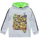 Sweat à Capuche Ninja Turtles pour garçons | Sweat-Shirt Enfant avec Leonardo, Donatello, Raphael et Michelangelo | 10-11 Ans | Produit Officiel TMNT