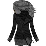 Sweats zippés d'automne noirs Attack on Titan à capuche Taille M plus size look fashion pour femme 
