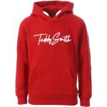 Sweats à capuche Teddy Smith rouges en coton Taille 10 ans look fashion pour garçon de la boutique en ligne Rakuten.com 