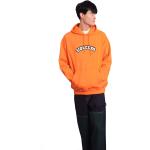 Sweats orange en feutre à capuche Taille XS pour homme 