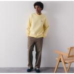 Sweats Lacoste Classic jaune poussin Taille S pour homme en promo 