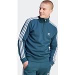 Sweats zippés adidas Originals bleus Taille S en promo 