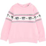 Sweatshirts Chiara Ferragni roses en coton Taille 36 mois pour bébé en promo de la boutique en ligne Monnalisa.com/fr 