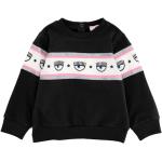 Sweatshirts Chiara Ferragni noirs en coton Taille 36 mois pour bébé en promo de la boutique en ligne Monnalisa.com/fr 