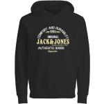 Sweats à capuche Jack & Jones noirs look streetwear pour garçon de la boutique en ligne Emp-online.fr 