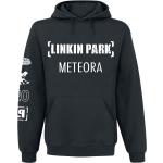 Sweats noirs en coton Linkin Park à capuche à manches courtes Taille XXL pour homme 