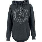 Sweat-shirt à capuche de Linkin Park - One More Light - S à XL - pour Femme - anthracite chiné