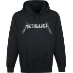 Sweats noirs en coton Metallica à capuche à manches longues Taille XXL pour homme 