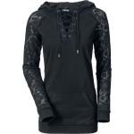 Sweat-shirt à capuche Gothic de Gothicana by EMP - Stone Cold - S à XL - pour Femme - noir