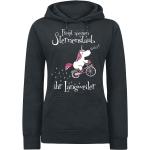 Sweat-shirt à capuche Unicorn de Unicorn - Fresst meinen Sternenstaub ihr Langweiler - S - pour Femme - noir