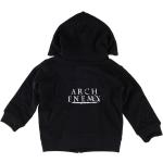 Sweats à capuche noirs en coton enfant Arch Enemy Taille 2 ans look fashion 