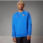 Sweats à col rond adidas Olympique Lyonnais bleus Olympique Lyonnais Taille XS pour homme 