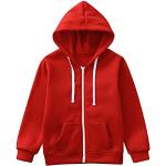 Sweats à capuche rouges Taille 6 ans look fashion pour garçon de la boutique en ligne Amazon.fr 