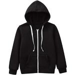 Sweats à capuche noirs Taille 5 ans look fashion pour garçon de la boutique en ligne Amazon.fr 