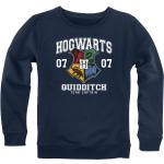Sweatshirts bleus en coton Harry Potter Poudlard pour fille de la boutique en ligne Emp-online.fr 