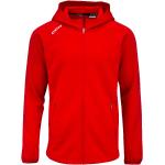 Sweats zippés rouges en polaire à capuche Taille XXL pour homme 