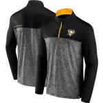 Sweat-shirt pour homme Fanatics Mens Iconic Defender 1/4 Zip Pittsuburgh Penguins XXL XXL noir,gris