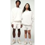 Sweats à col rond adidas blancs Taille M pour femme en promo 