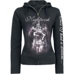 Sweat-shirt zippé à capuche de Nightwish - Once - 10th Anniversary - M à XL - pour Femme - noir