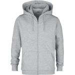 Sweat-shirt zippé à capuche de Produkt - Basic Sweat Cardigan - S à XL - pour Homme - gris clair