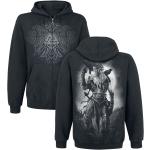 Sweat-shirt zippé à capuche de Toxic Angel - Odin - S à 3XL - pour Homme - noir