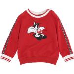 Sweatshirts Monnalisa rouges en coton Looney Tunes Titi & Grosminet Grosminet Taille 36 mois pour garçon en promo de la boutique en ligne Monnalisa.com/fr 
