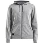 Sweats zippés Craft gris à capuche Taille 3 XL look sportif pour homme 