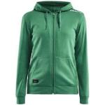 Sweats zippés Craft verts à capuche Taille 3 XL look sportif pour homme 