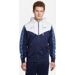Sweats zippés Nike Repeat bleu marine à capuche Taille XL look sportif pour homme 