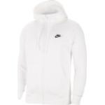 Sweats zippés Nike Sportswear blancs à capuche Taille XXL look sportif pour homme en promo 