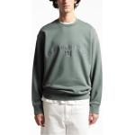Sweats à col rond de créateur Armani Exchange verts à logo en coton à manches longues à col rond Taille L pour homme 