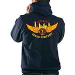 Sweatshirt à Capuche Chicago Fire dept.-Squad Eagle Wings Motif 3 XL