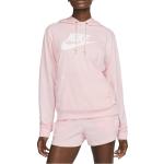 Sweats à capuche Nike roses enfant en promo 