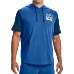 Vêtements de sport Under Armour Rival bleus à capuche Taille M pour homme en promo 