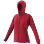 Vestes de ski adidas Terrex Agravic rouges coupe-vents col montant à manches longues Taille XS pour femme 