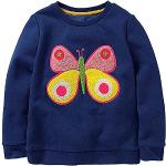 Hauts de pyjama bleus en coton à motif papillons look fashion pour fille de la boutique en ligne Amazon.fr 