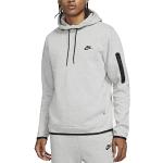 Sweats Nike Sportswear Tech Fleece gris clair en polaire look sportif pour homme 
