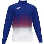 Joma Sweatshirt Running pour Homme, Taille S, Bleu Royal/Blanc