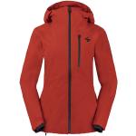 Vestes de ski rouges en gore tex imperméables coupe-vents avec zip d'aération Taille M pour femme en promo 