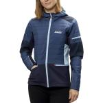 Vestes de ski argentées en shoftshell imperméables coupe-vents Taille S pour femme 