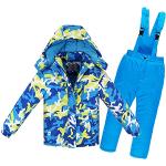 Combinaisons de ski bleues coupe-vents Taille 6 ans look fashion pour garçon de la boutique en ligne Amazon.fr 