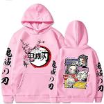 Pulls roses Attack on Titan à capuche Taille XL look fashion 