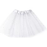 Jupes en tulle blanches en tulle à paillettes Taille 3 ans look fashion pour fille de la boutique en ligne Amazon.fr 