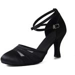 Chaussures de tango noires en daim Pointure 40 look fashion pour femme 