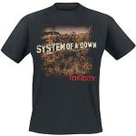 System Of A Down Toxicity Homme T-Shirt Manches Courtes Noir M 100% Coton Regular/Coupe Standard