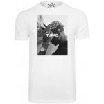 T-shirts Mister Tee blancs en velours Tupac Shakur à manches courtes Taille XXL pour homme 