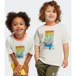 T-shirts à imprimés adidas blancs enfant en promo 