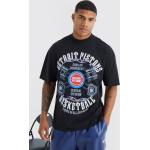 T-shirt à imprimé Detroit Pistons homme - noir - M, noir
