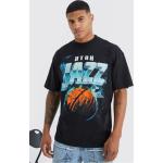 T-shirt à imprimé Utah Jazz homme - noir - XS, noir